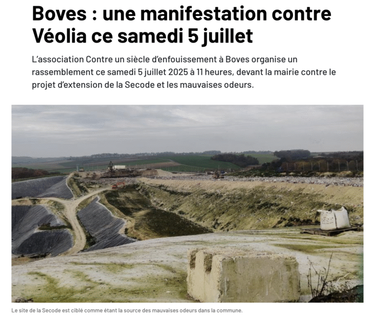 Article dans le Courrier Picard